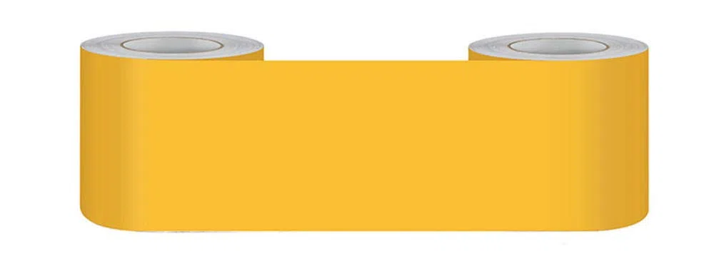 Bordi Greche Pannelli Adesivi Bordo Adesivo per Pareti Striscia Adesiva Muro Decorativa Greca Adesiva per Parete Giallo opaco 20 X 500cm