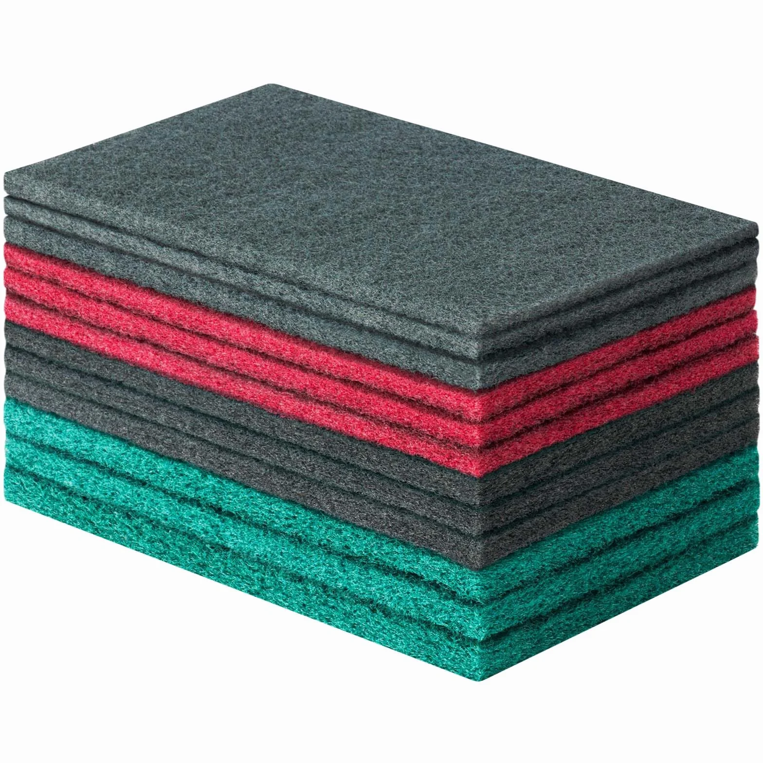 Flintronic 12 Pezzi Spugne Abrasive, Spugnetta Abrasiva Industriale per Metallo Legno Acciaio inox per Cucina o Fai-da-te