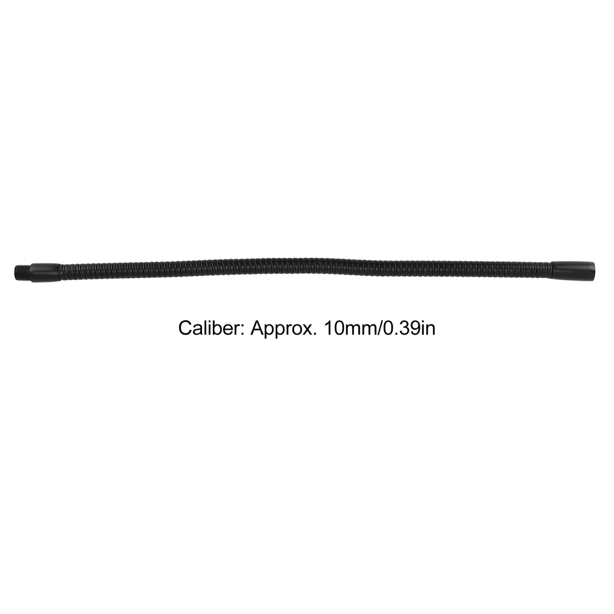 Tubo Flessibile per Lampada da Tavolo - 4 Pezzi Collo d'Oca in Alluminio, Diametro 10 mm, Lunghezza 30 cm
