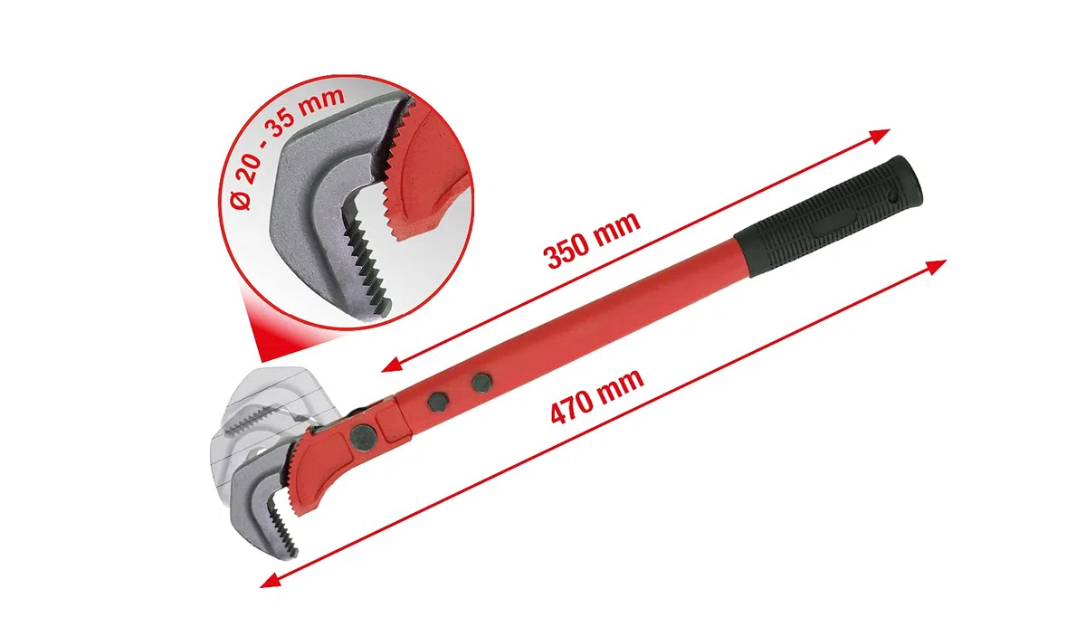 KS Tools 150.1631 Pinza di regolazione per tiranti sterzo, 18"