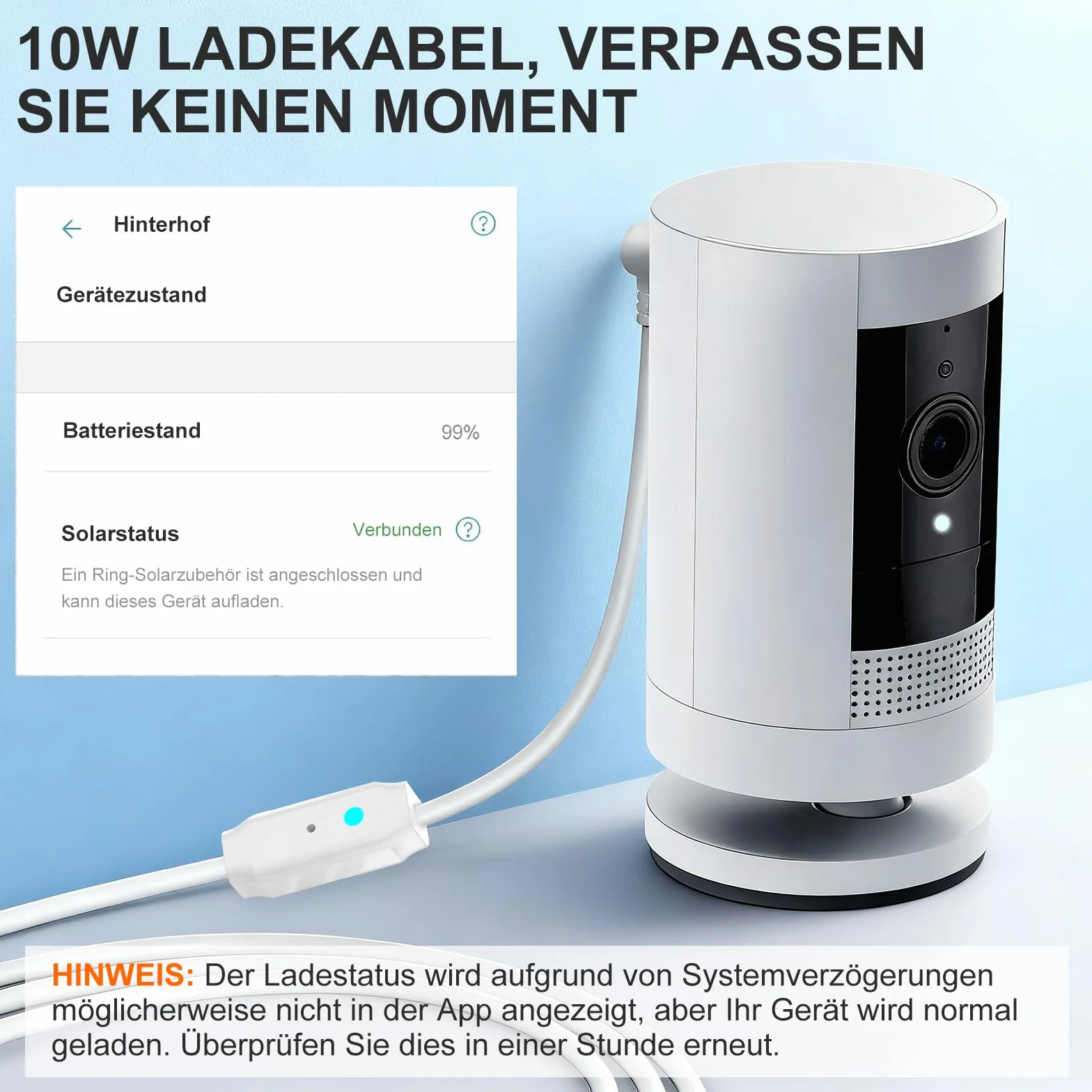 Confezione da 2 cavi di alimentazione e adattatore da 7 m, compatibile con Ring Spotlight Cam Plus/Pro e Stick Up Cam. Batteria, cavo di ricarica per anello, spina di alimentazione resistente alle