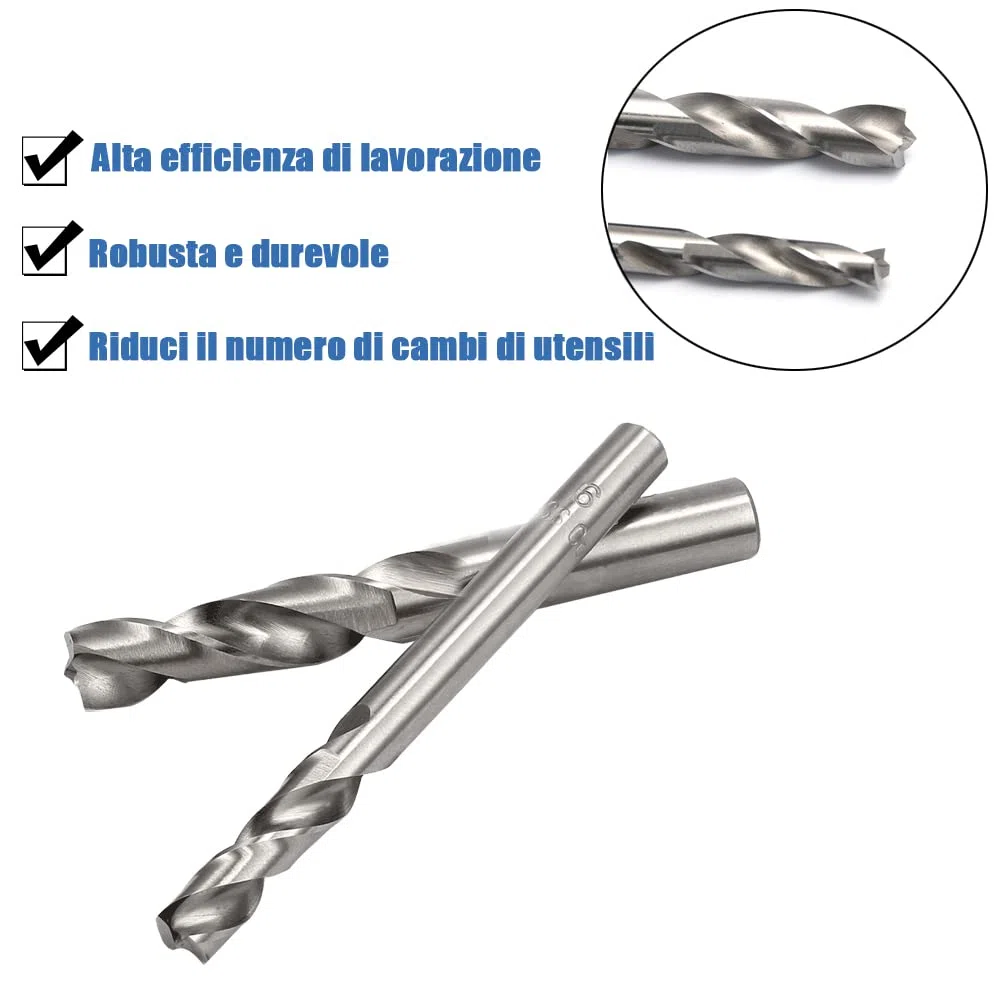 2 Pcs Kit di Tagli per Saldatura a Punti 6mm 8mm per Ferro Acciaio Legno Taglierina per Saldatura a Punti per Saldatura a Punti