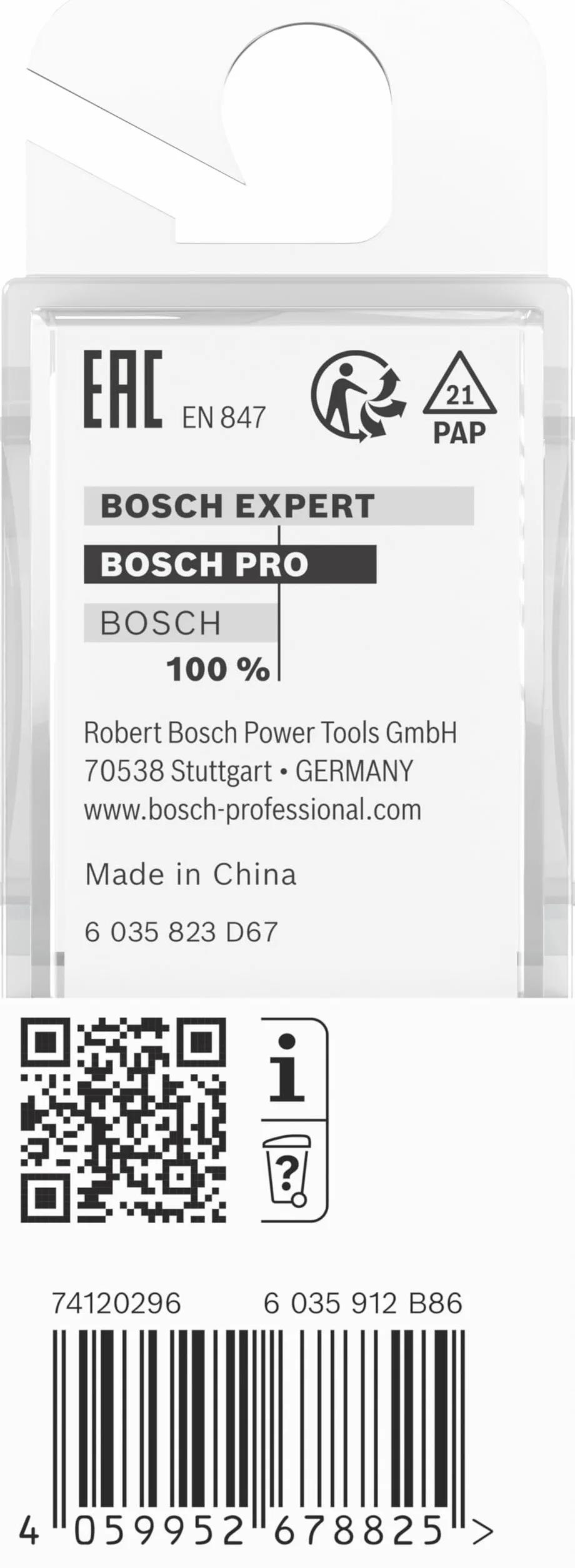 Bosch 1 x Pro Router Bit Keyhole (per legno tenero, legno duro, Ø 8,6 mm, accessorio professionale per router portatile, Trim Router)