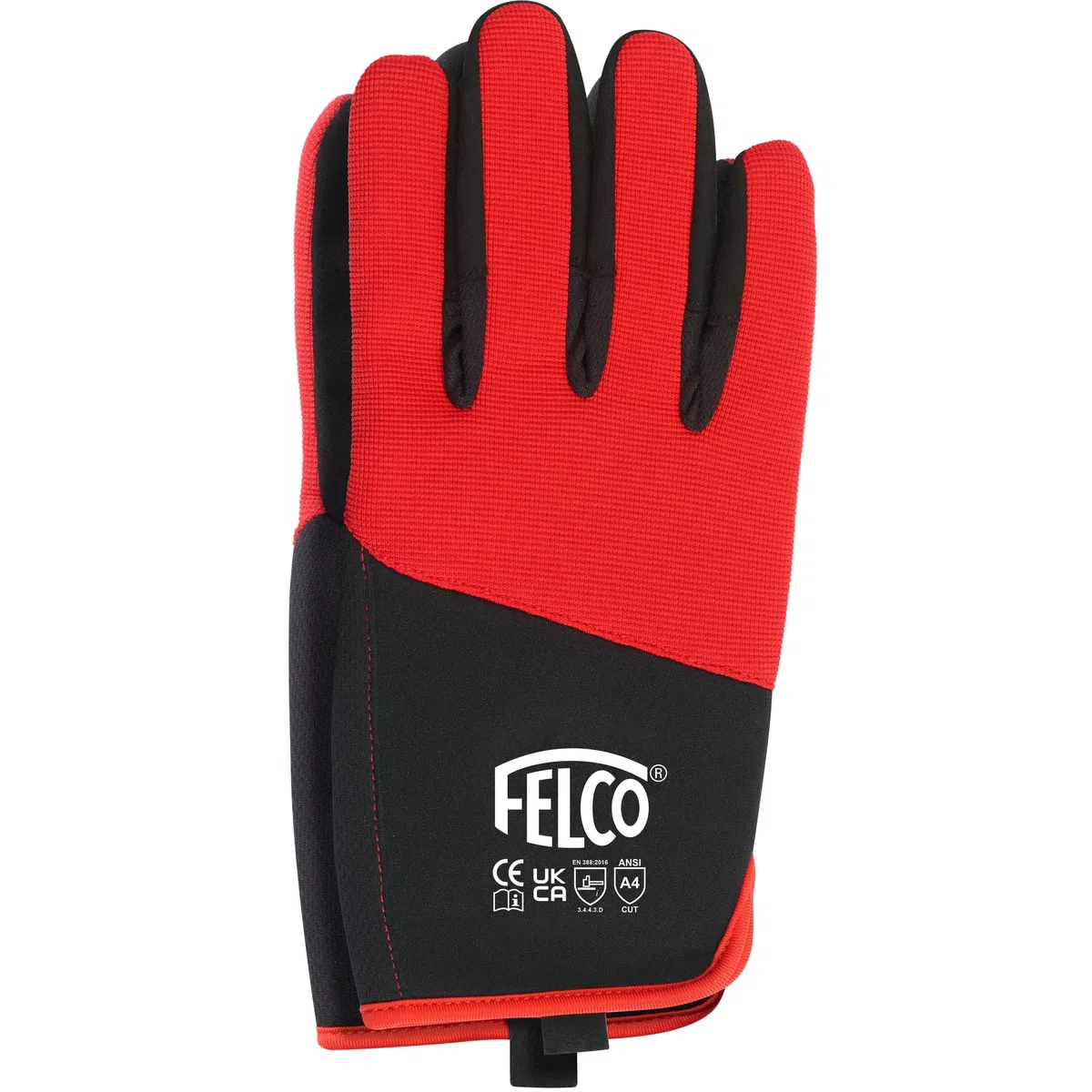 FELCO Guanti resistenti al taglio, modello 704, grandi, in pelle sintetica, foderati in rete, resistenti al taglio, previene il rischio di tagli, giardinaggio, potatura, orticoltura, florivistica