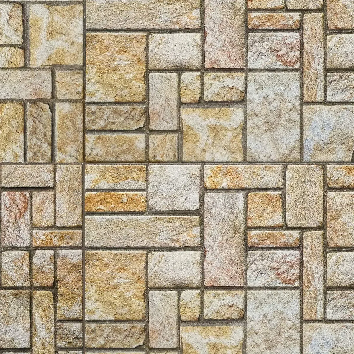 Pannelli Finta Pietra Ricostruita in Polistirolo Resinato Misure 100 cm X 50 cm Spess. 2 cm isolanti Termici per Interni e Esterni - SATURNIA