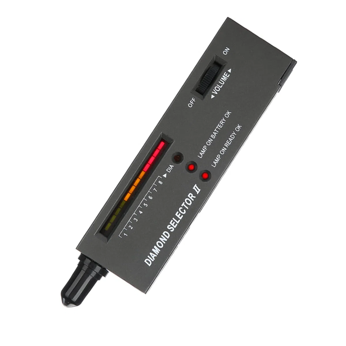 Penna Elettronica per Tester di Diamanti, Kit Portatile per Test di Diamanti Audio a LED, Strumento di Precisione per la Selezione di Pietre Preziose per Gioielli, Tester di