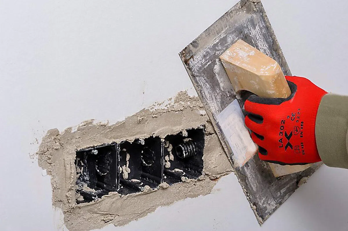 TECNO YESO RAPID di Tecno Prodist (5 Kg) | Gesso a presa rapida, ideale per il fissaggio di cornici, righelli, scatole e tubi di conduzione elettrica