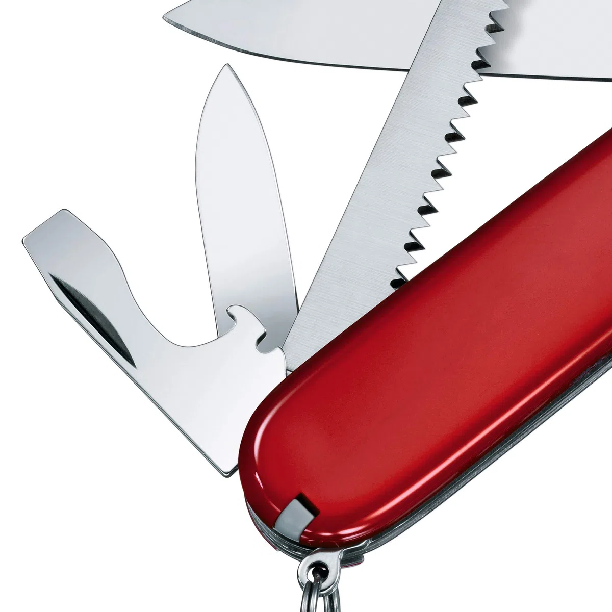 Victorinox, Camper, Coltellino Svizzero, Originale, Multiuso, Campeggio, 13 Funzioni, Lama, grande, Cavatappi, Rosso, Confezione Pieghevole