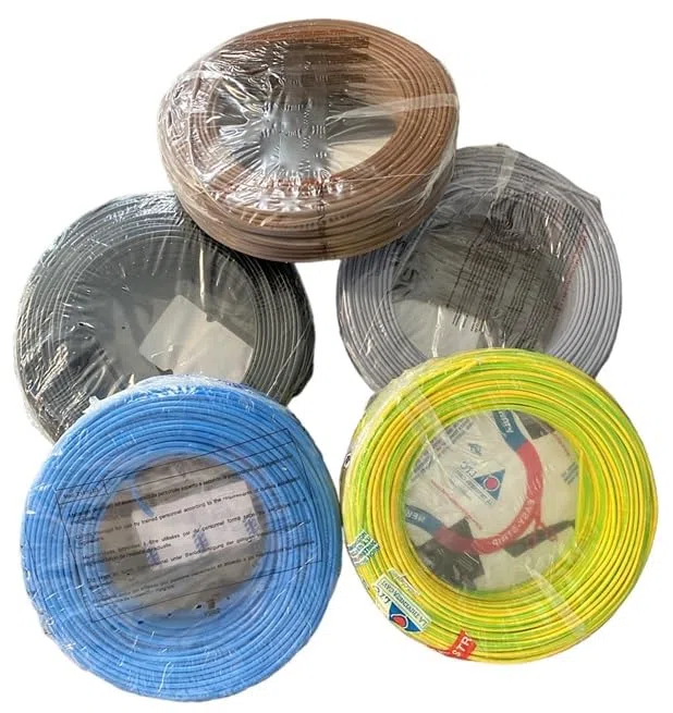 Cavo elettrico FS17 SEZIONE 4 MMQ ROTOLO 20MT - GIALLO VERDE - NERO -BLU-MARRONE- GRIGIO (GIALLO VERDE)