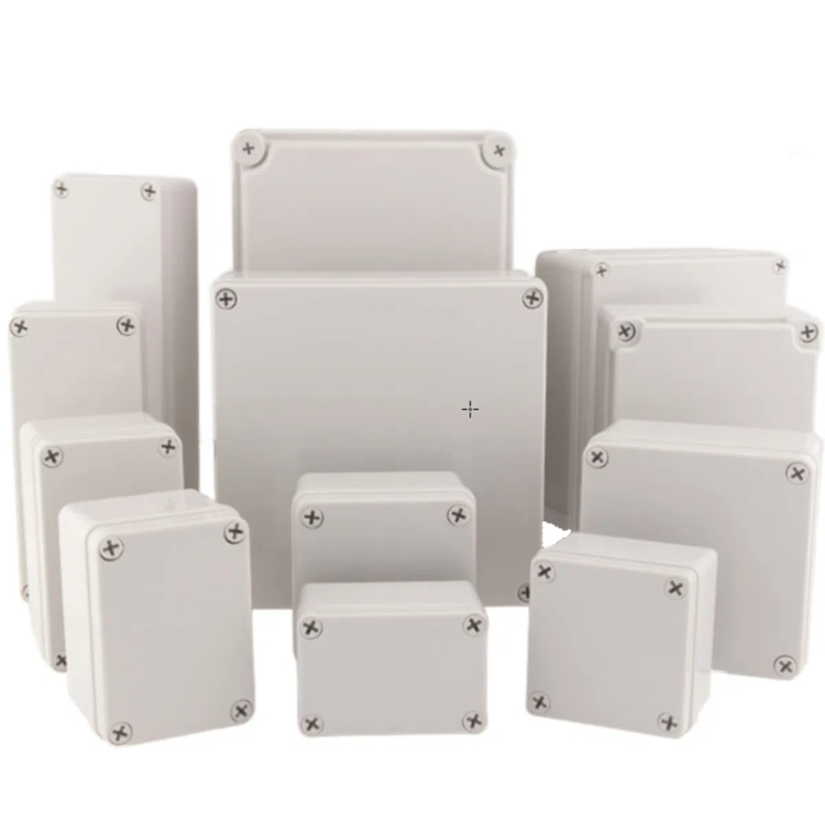 Scatola Derivazione Esterna, Scatola di Giunzione Elettronica, Scatola per Progetti Elettrici ABS Impermeabile IP65 Giunzione Custodia Elettrica Universale (200 * 120 * 75mm)