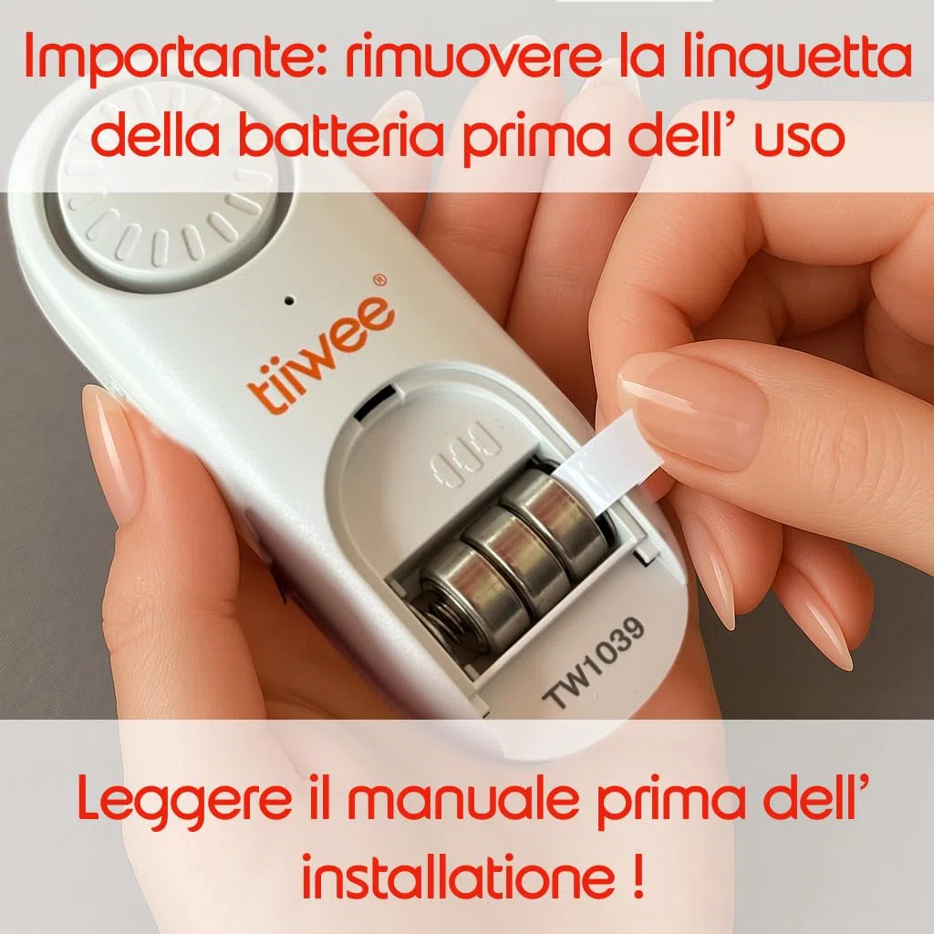 tiiwee Allarme per Porte e Finestre – Allarme Porta Ingresso – Allarme Garage – Sensori Allarme Porte e Finestre – Batterie Incluse – Set di 2