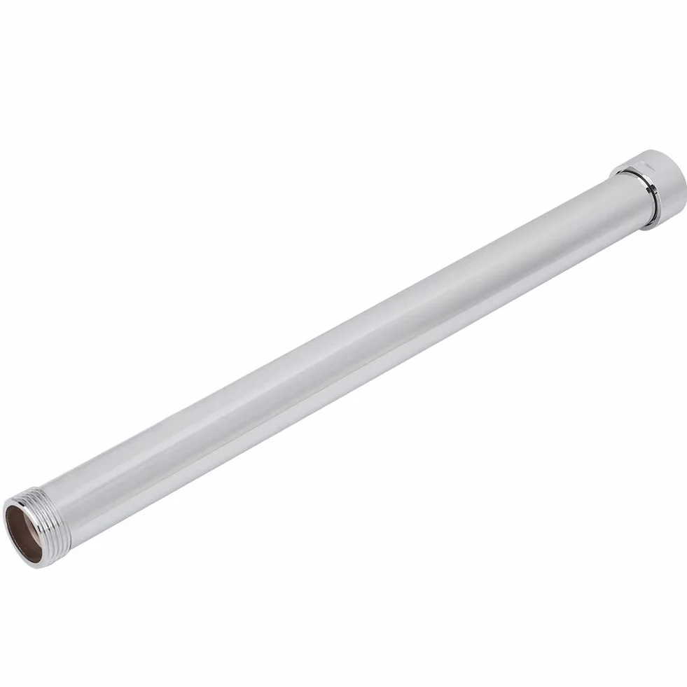 Tubo doccia, tubo di prolunga doccia con filettatura interna da 3/4 pollici e resistente all'usura per supporto doccia da bagno