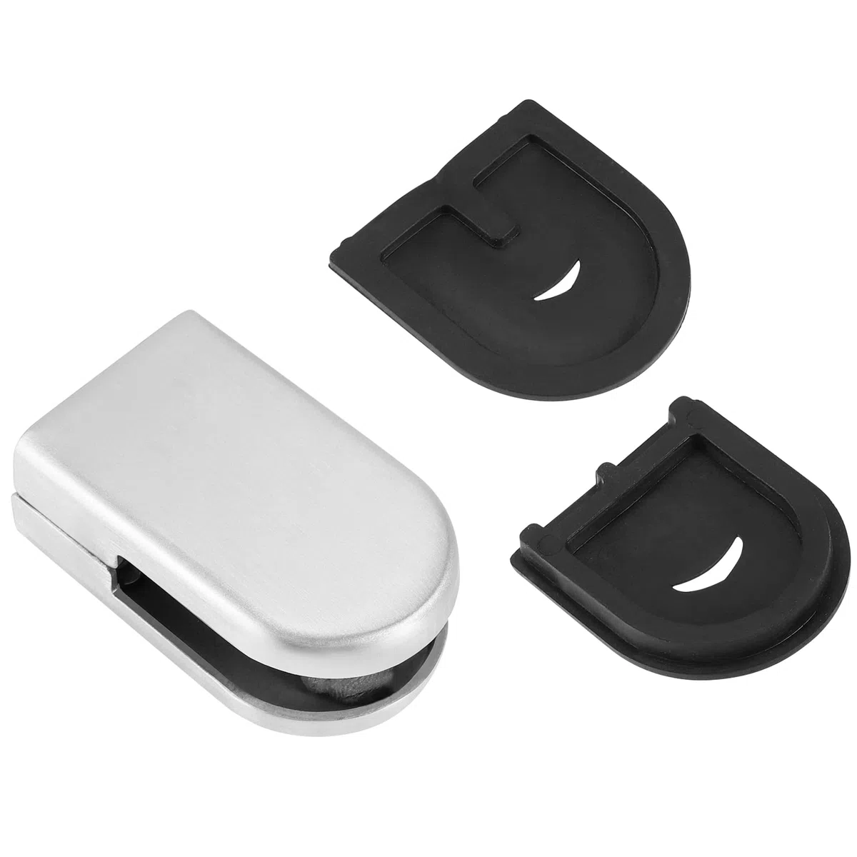 10 morsetti in vetro in acciaio inox, supporto in vetro per ringhiera con attacco piatto, clip in vetro per pali, ringhiere per scale, regolabile in vetro da 6 a 8 mm