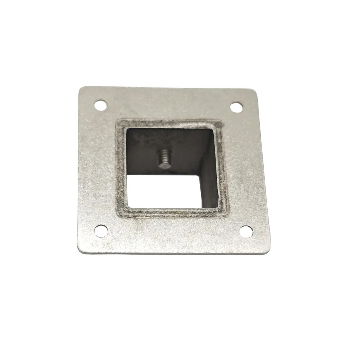 8 supporti con flangia quadrata da 3 cm, in acciaio inox 201, per recinzioni a pavimento o montaggio su ponte, 30 x 30 mm