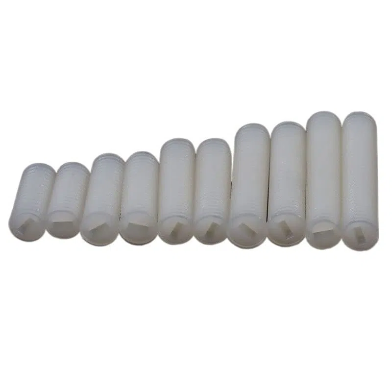 100 pz M3 M4 M5 M6 M8 Bianco Nylon Plastica a Testa scanalata Viti a Testa Piatta Grani Viti (Color : 100pcs, Size : M8 x 20mm)