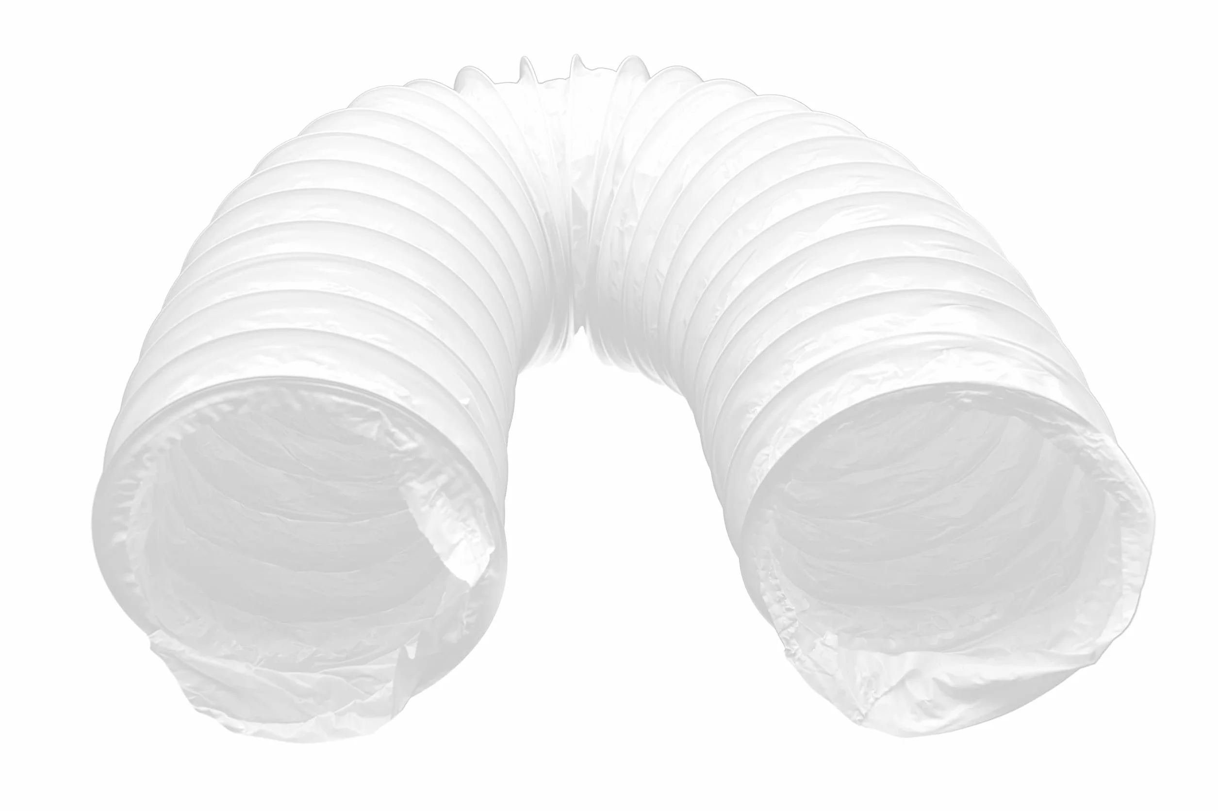 H&C VENT Tubo flessibile in PVC di scarico Ø 160 mm diametro tubo – HVAC 3 m lunghezza massima condotto dell'aria – uscita ventilazione tubo flessibile per aria condizionata, sistema di alimentazione