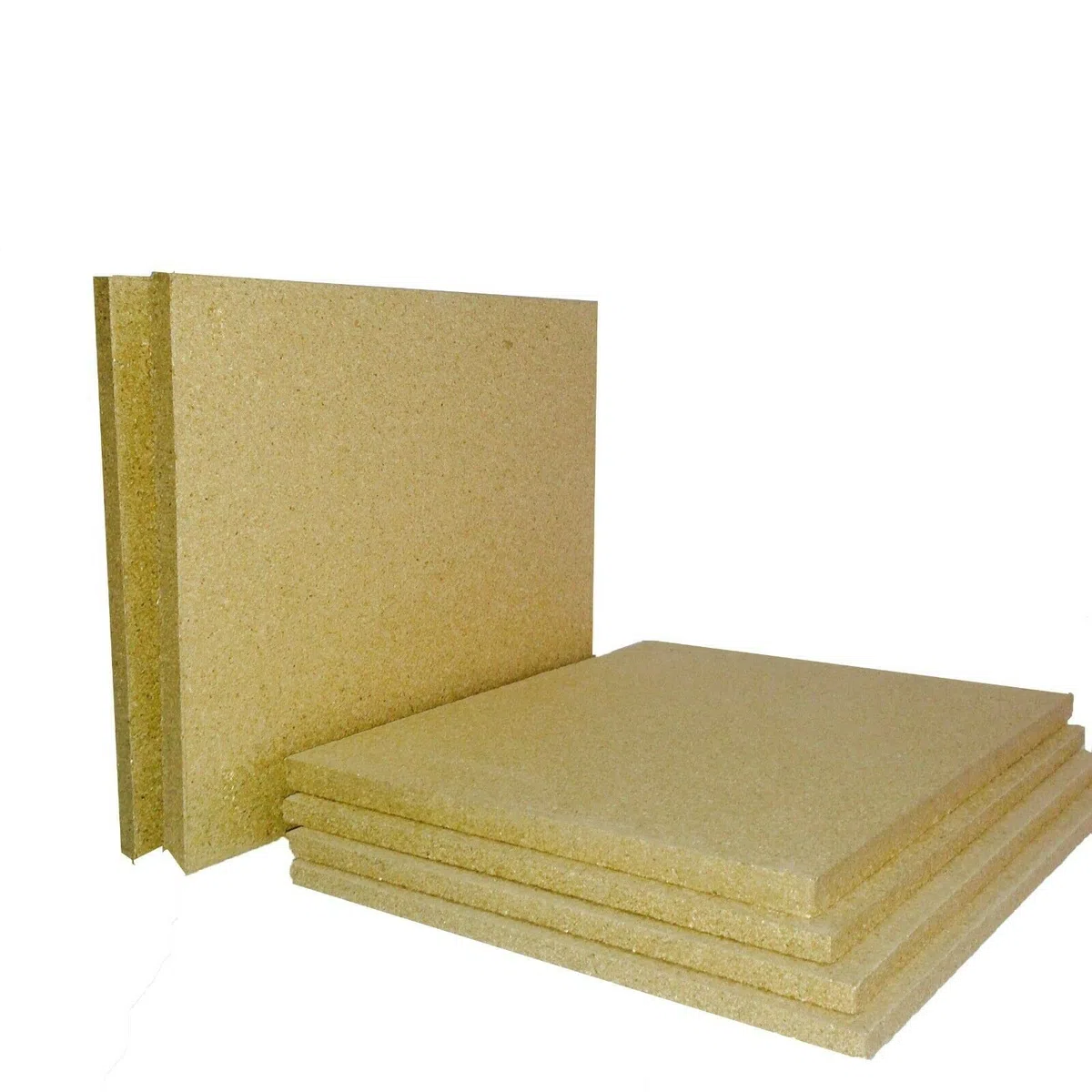 Piastra in pietra refrattaria resistente al calore, mattoni in vermiculite, 200 mm x 200 mm x 25 mm