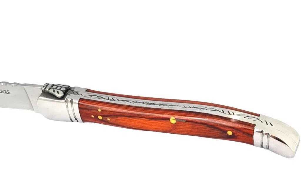 Coltello Layole Simile al coltellino laguiole Manico in Legno da tavola Cucina da Collezione Made in Pakistan Pieghevole Tascabile