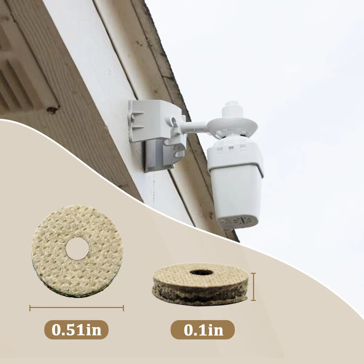 Dischi igroscopici del sensore di pioggia per sensori di pioggia dell'uccello della pioggia di RSD, WR2 Wireless -16pack