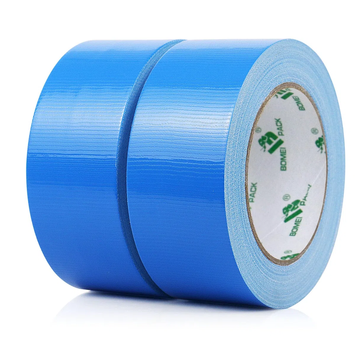 BOMEI PACK Nastro Adesivo Americano, Nastro telato rinforzato per riparazioni o decorazioni, Nastro americano impermeabile per tubature, scarichi e condotti, rotolo 2Pz 50mm x 30yards giallo (BLU)