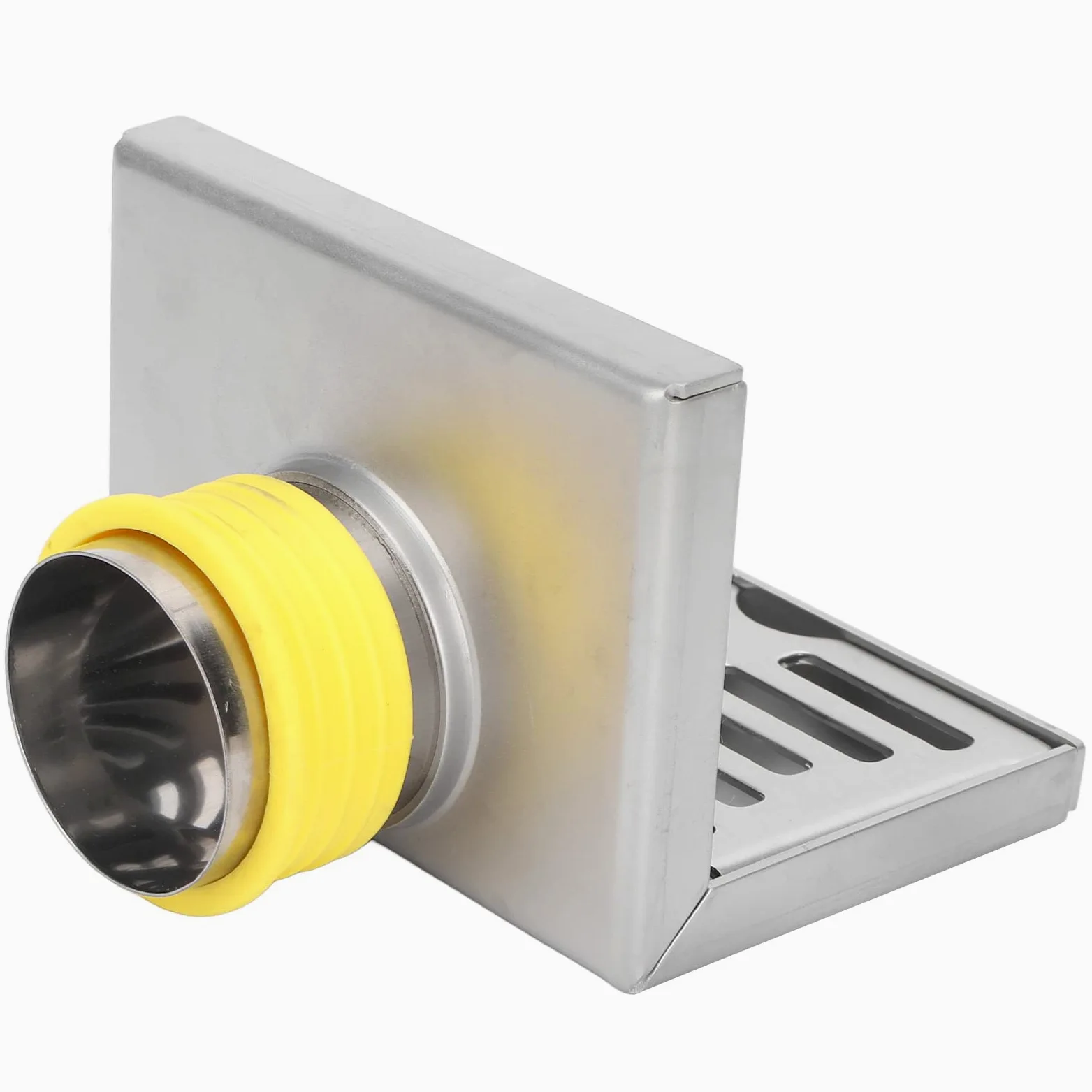 Scarico a Pavimento Ad Angolo a Forma di L Acciaio Inossidabile Resistente All'usura Robusto Resistente Alla Corrosione Scarico a Forma di L Ampiamente Usato Materiale Metallico Scarico Laterale Pavim