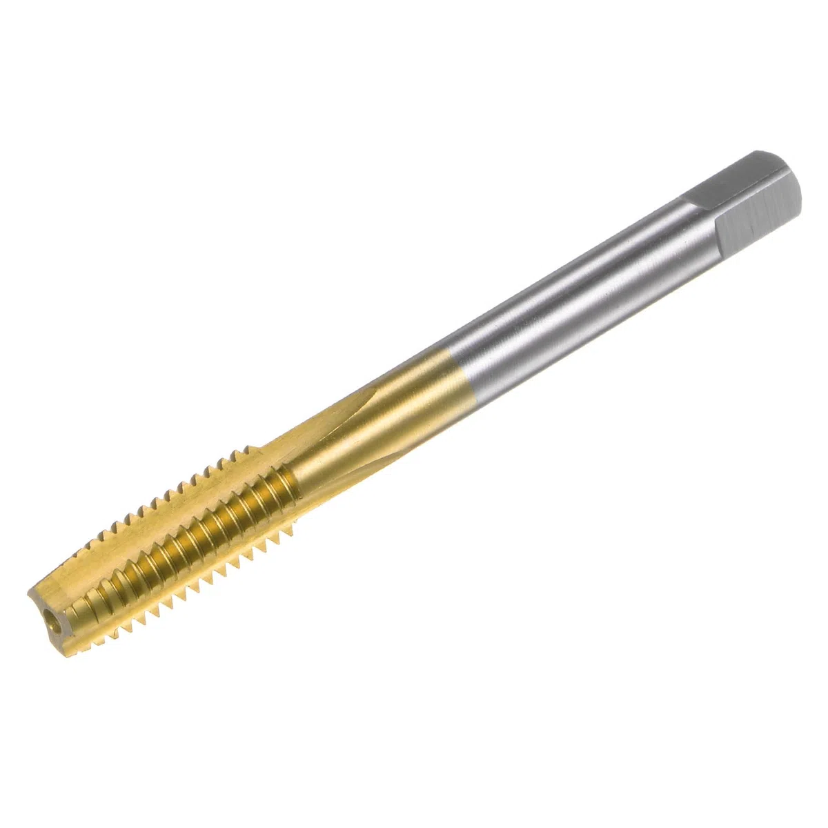 QUARKZMAN Maschi per Filettare Metrica M8 x 1.25 H2 Rivestimento in Titanio M35 Acciaio ad Alta Velocità Flauto Dritto Fresatrice Filettatura Maschiatrice Utensile Riparazione