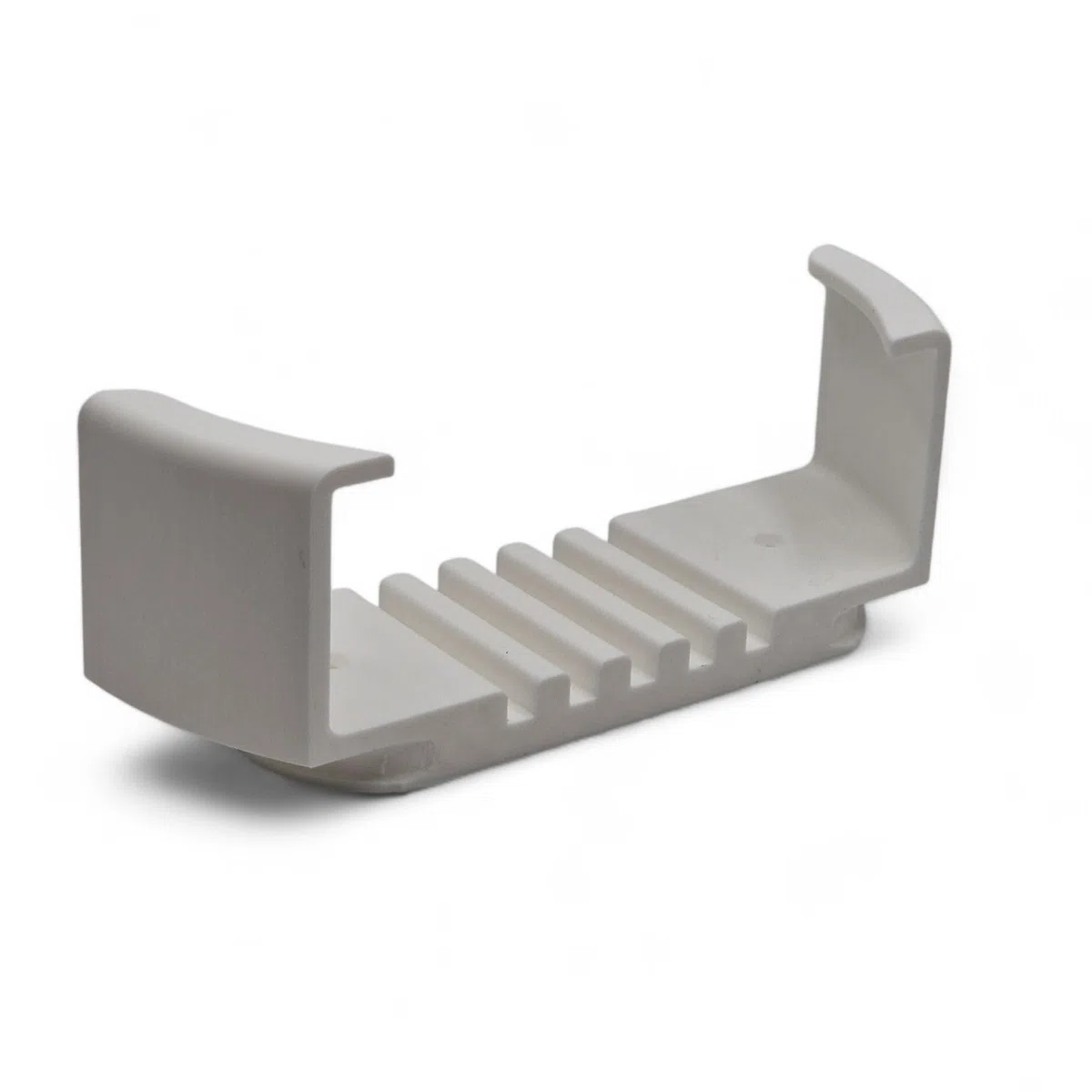 Supporto Murale Iliadbox Bianco con Gestione Cavi | Fissaggio Adesivo o Viti | Ventilazione Ottimizzata