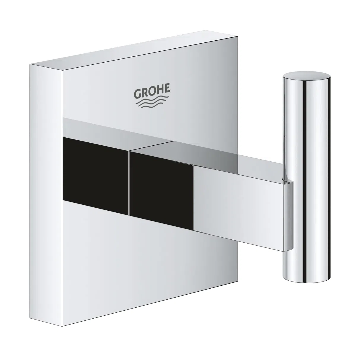 GROHE QUICKFIX Start Cube, Gancio, Installazione a vite o con colla, Cromo, 40961000