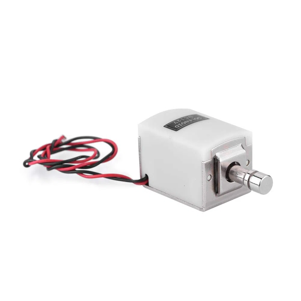 Piccola serratura elettrica a chiavistello | Serratura per porta con controllo accessi in metallo | Serratura di sicurezza resistente e anti-trapano per armadi e cassetti | Facile installazione