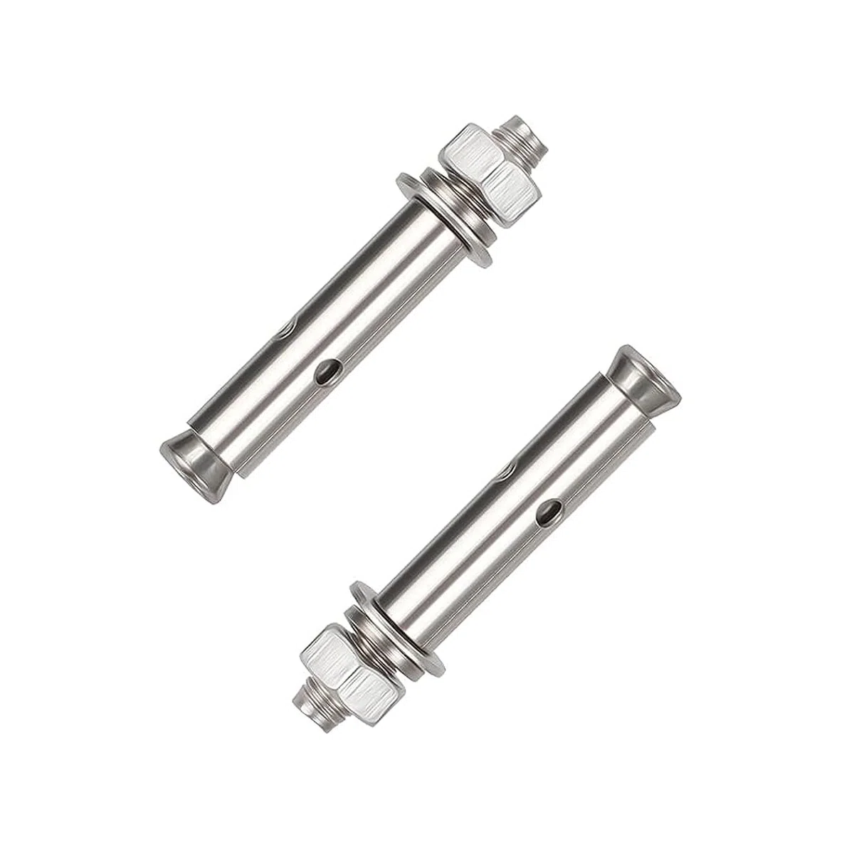 2 dadi esagonali esterni in acciaio inox 304 Bullone a bussola di espansione, M16 tasselli di fissaggio pesanti da utilizzare nel calcestruzzo(M16 x 130 mm)