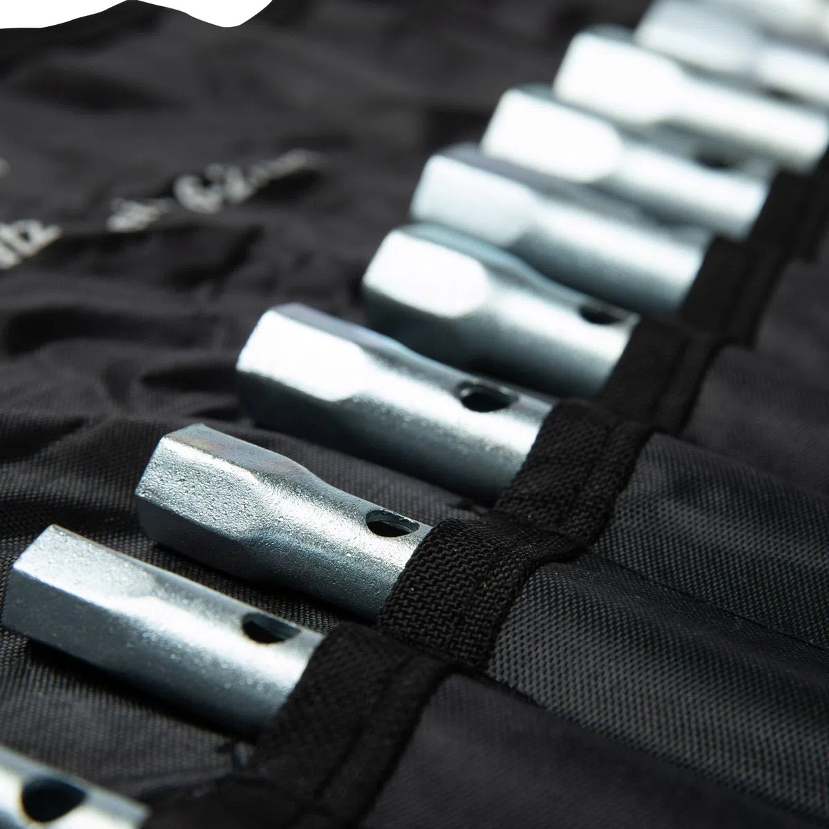 Chiave a tubo, set da 10 pezzi, 6-27 mm in borsa arrotolabile