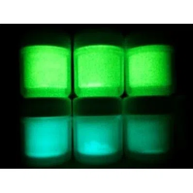 Additivo in granuli di vetro luminescente pitture murali EXTRA FORTE (Peso - 50 Grammi, Colore - Acquamarina)