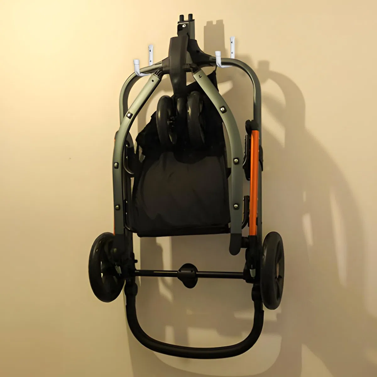 Confezione da 6 ganci Jumbo per garage | 140 x 130 mm grandi ganci per appendere | ganci in metallo bianco per scaletta organizer capannone, garage ripostiglio, attrezzi da giardino, biciclette, scale