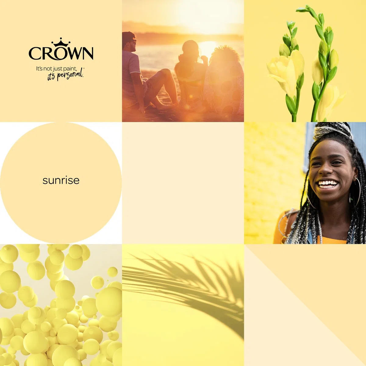 Crown - Vernice a emulsione opaca per pareti e soffitti, 2,5 l, colore: alba