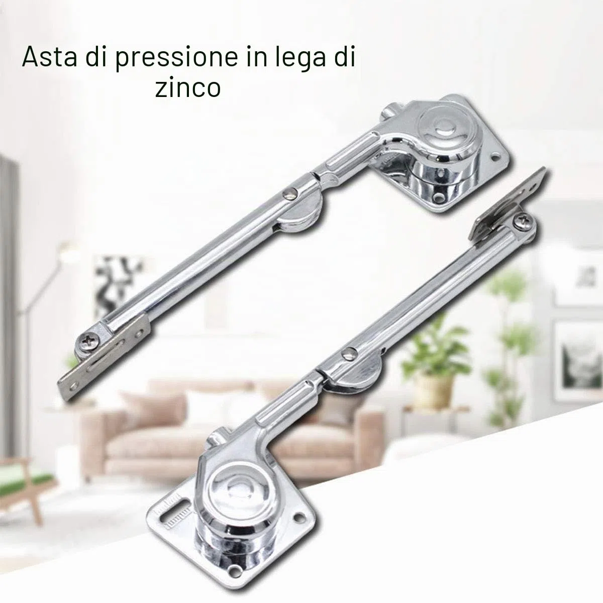 Cerniera per ribalta Armadio a Cerniera per Supporto Ribaltabile Supporto per Ribalta Regolabile in Lega di Zinco in 2 Pezzi per Mobili da Cucina, Armadi, Credenza, Scatola dei Giochi.