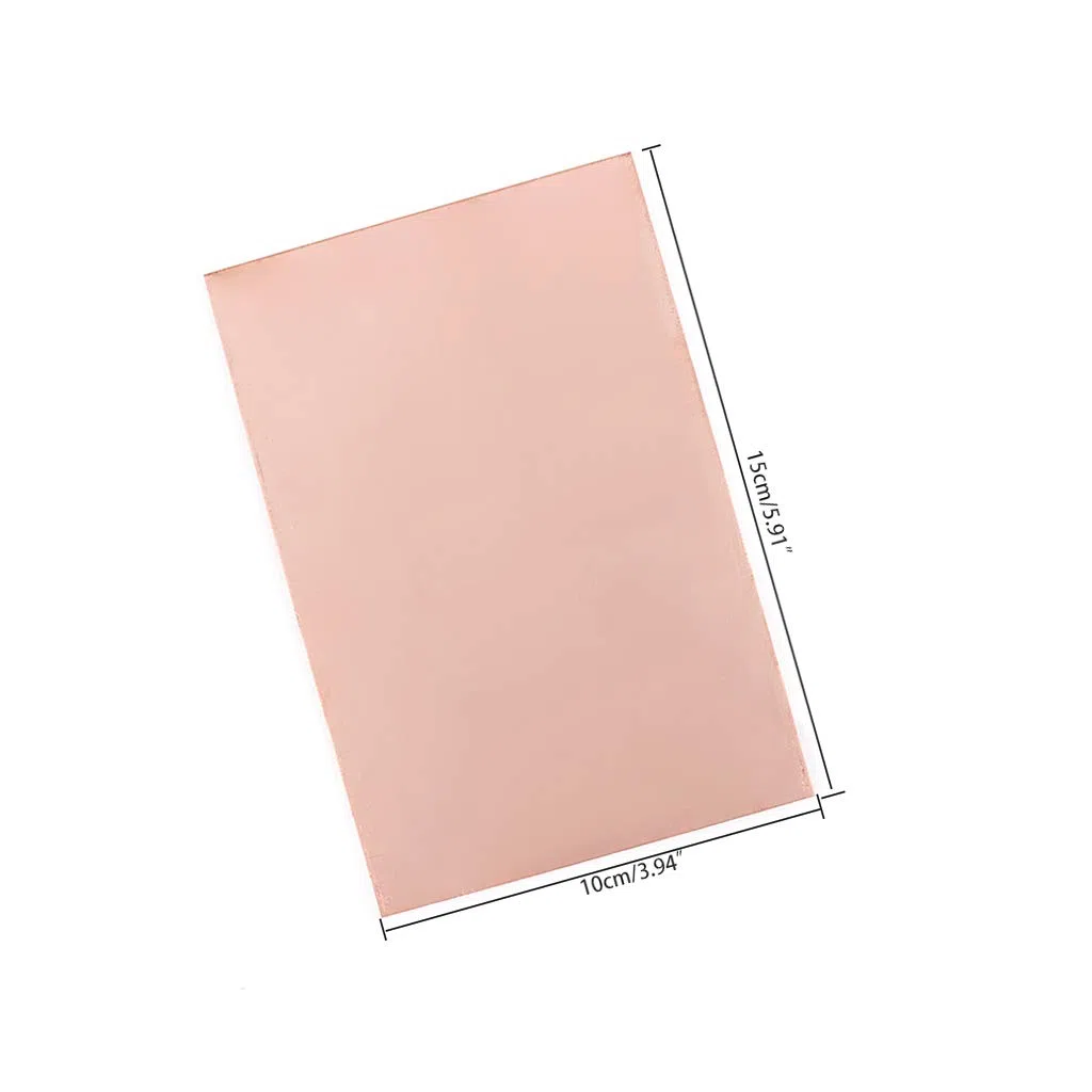 GUMEI 5pcs 10 * 15cm CCL Single Side PCB Rame Placcato Laminato Board FR4 Circuito Stampato Materiale epossidico Composito