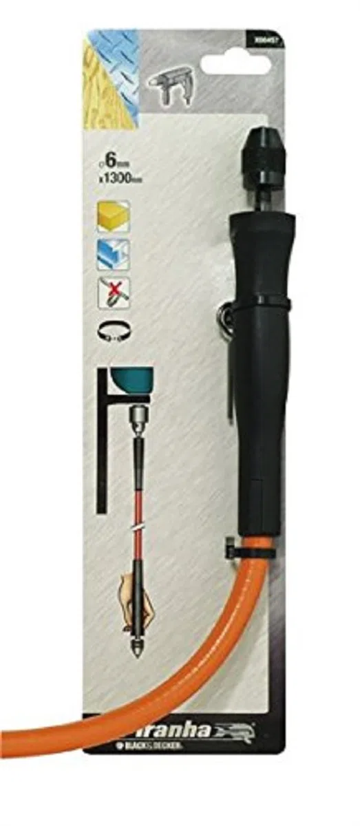 BLACK+DECKER X66457-QZ Albero Flessibile, 6 mm, Lunghezza 130 cm