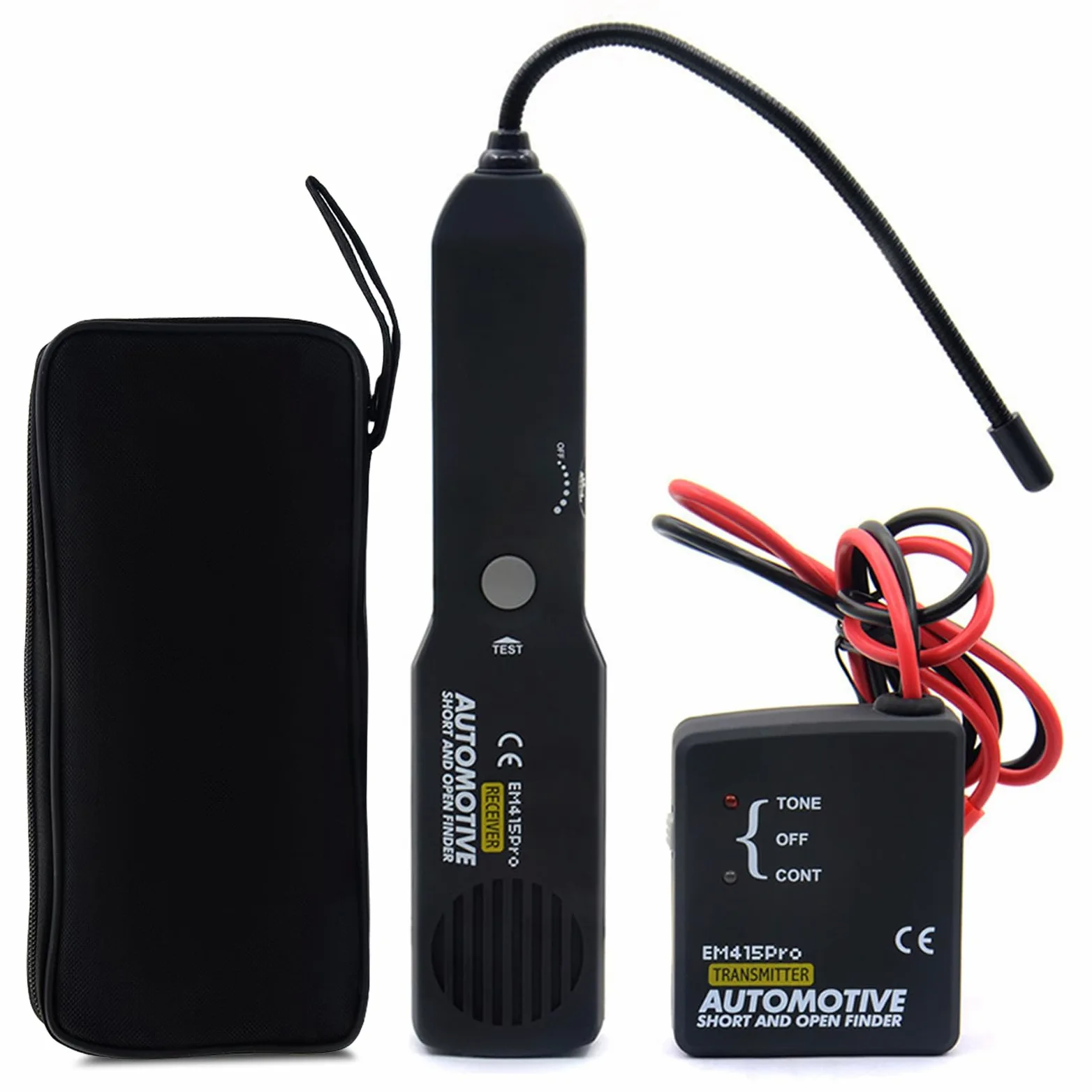 Localizzatore Di Cavi, Tester per Circuiti Elettrici Em415pro DC 6-42V, Rilevatore Di Cavi Sotterranei, Localizzatore Cavi, Tester per Cavi per Rilevare Sistemi Di Circuiti