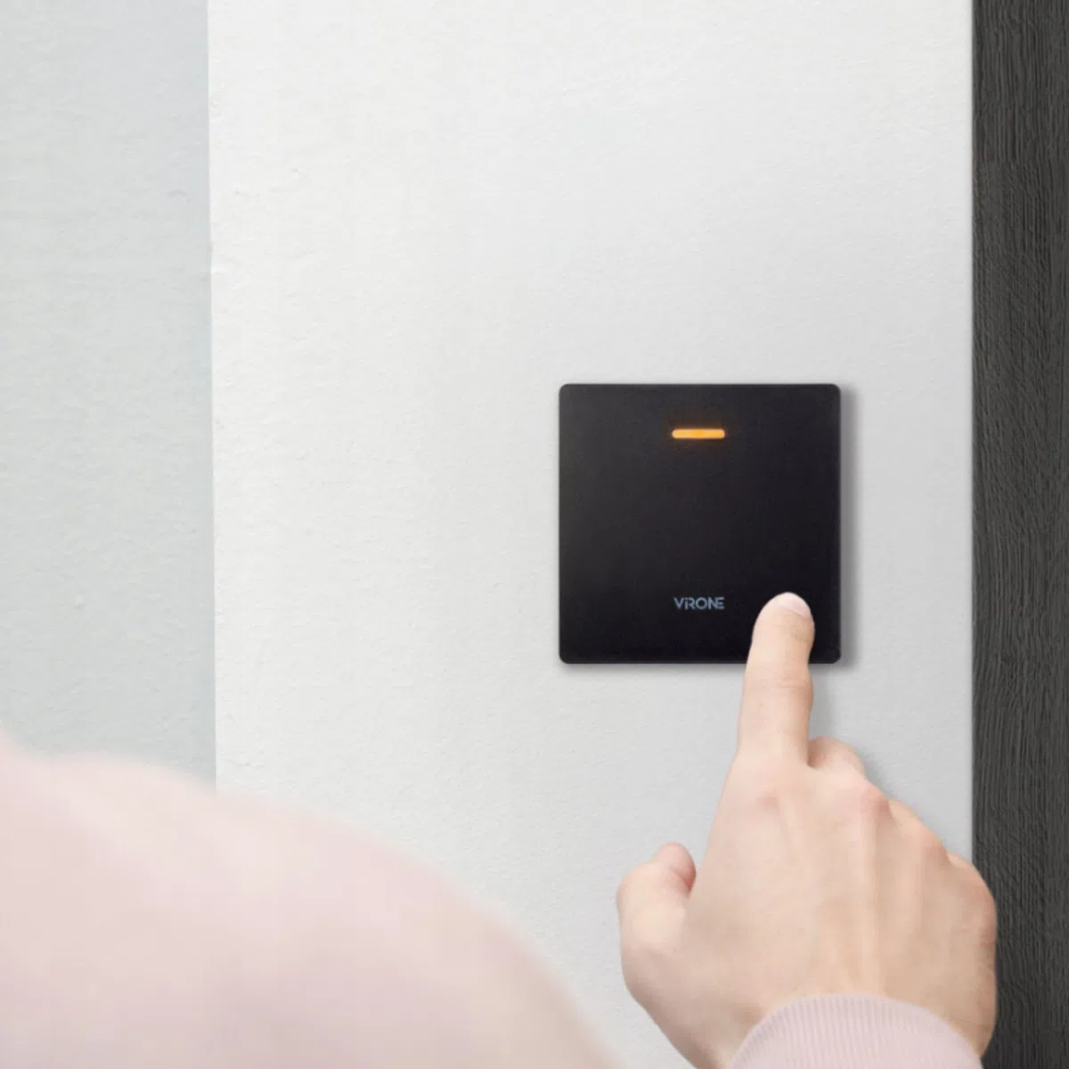 Virone TELERO AC Campanello Senza Fili da Esterno - Non Richiede Batterie - 39 Suonerie - 4 Livelli di Volume max.100dB - Campanello per Anziani - 230V Portata fino a 200m IP44