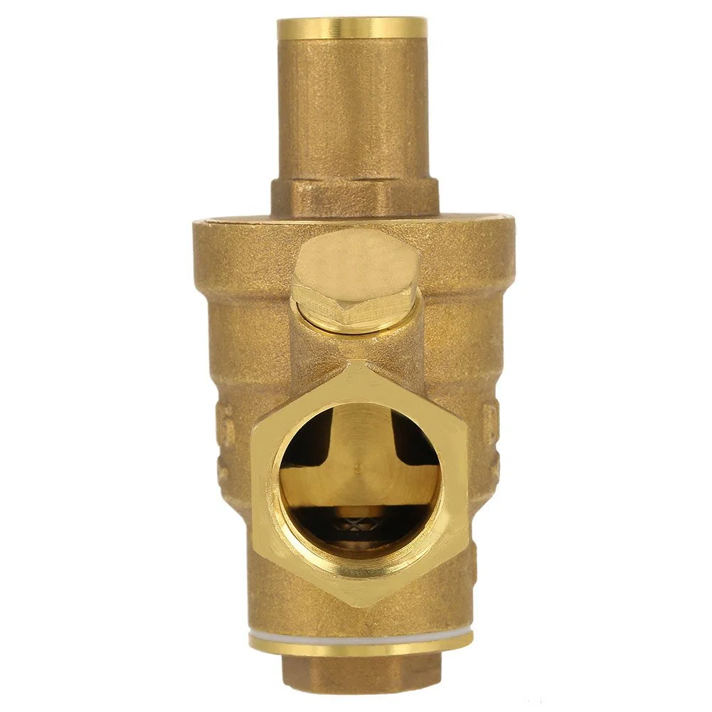Ottone Regolabile Riduttore valvola di controllo pneumatica valvola di controllo manuale di Pressione Dell'acqua Regolatore Valvola Rubinetto Valvola Limitatore Idraulico Discussione DN25 1 (DN15)