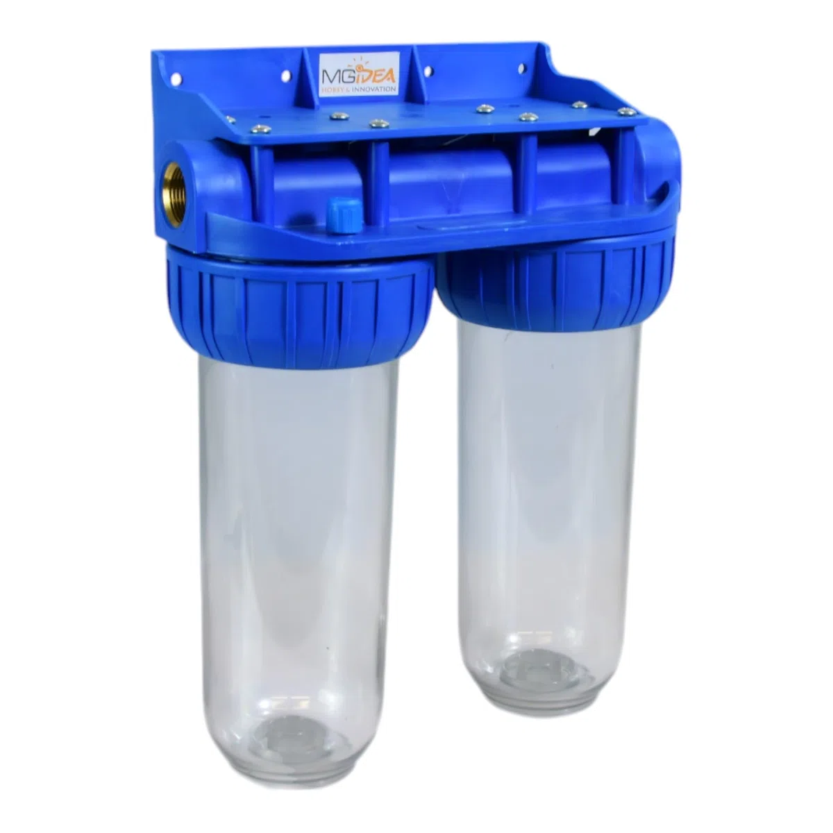 Sistema Porta Filtro per Acqua, Ampolla da 254mm (10"), Trasparente (2^ STADI - 3/4")