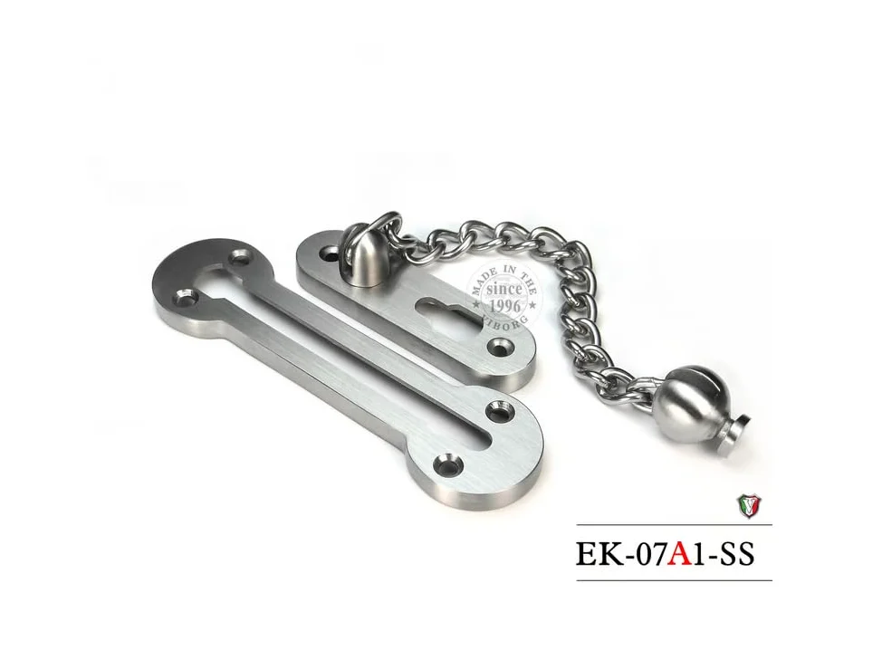 VIBORG Solido acciaio inossidabile SUS304 3mm extra-spesso Catena di Sicurezza per porta Acciaio Catene di sicurezza per porte