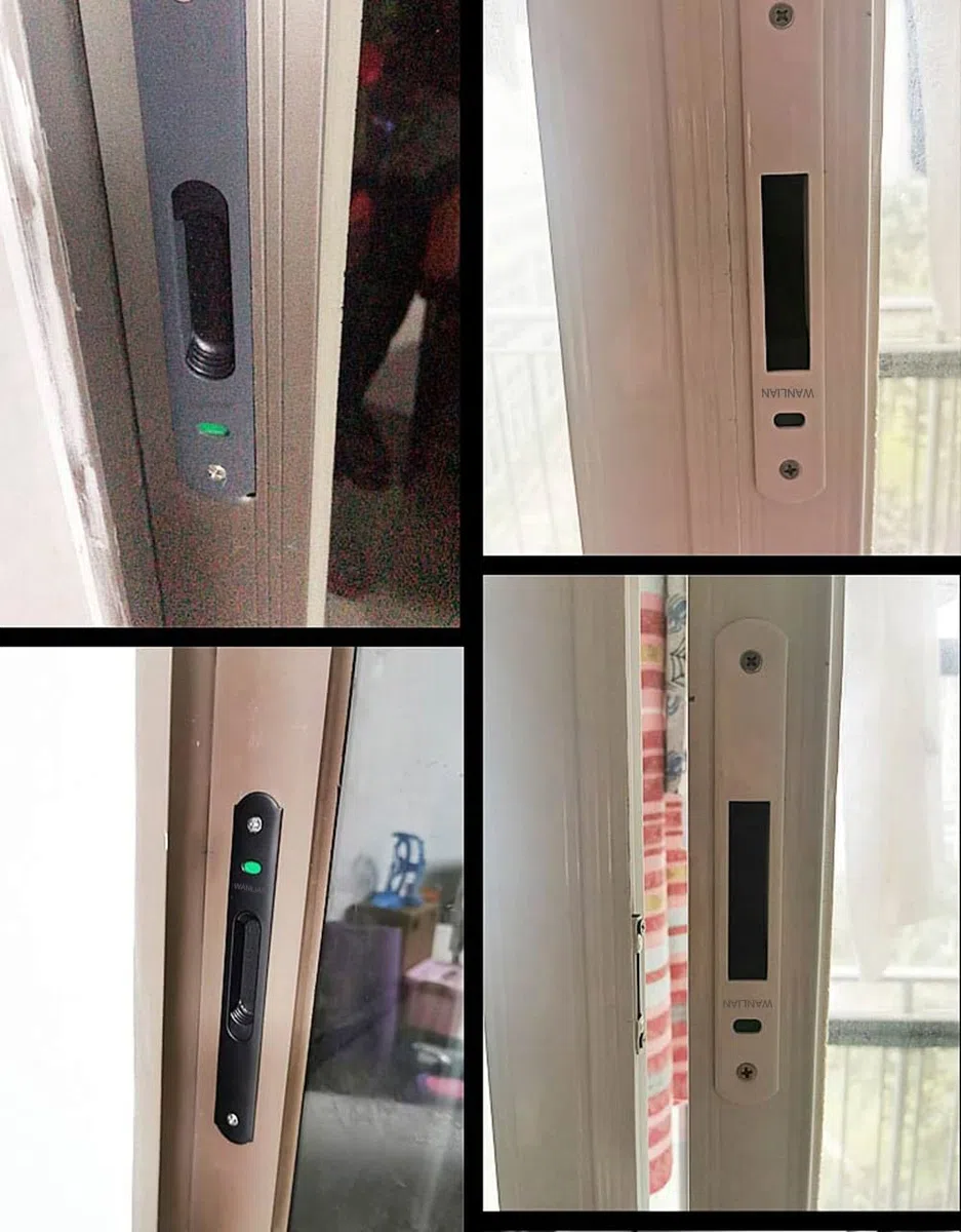 WANLIAN 2PCS serrature per porta scorrevole, moderna e semplice, per porte mobili in vetro, per tutte le porte e finestre mobili