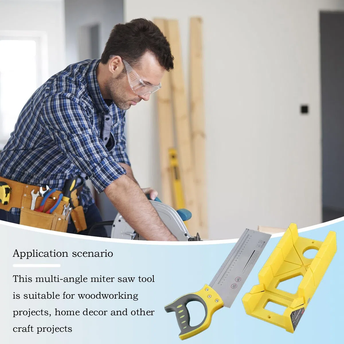 a mano per mitra - a taglio manuale Taglierina per legno con più scanalature angolari - Taglierina angolare multiuso Strumento di taglio del legno per lavorazione del legno