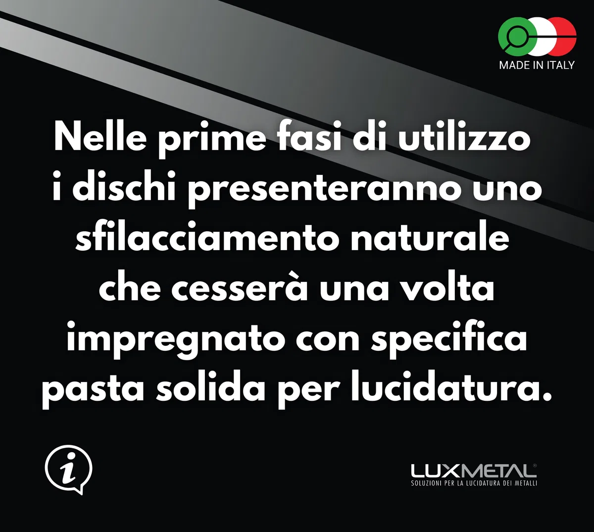 Lux Metal Kit 3 Disco Lucidatura 150 mm (A-B-C) Dischi In Cotone Set Lucidare A Specchio Acciaio Inox Metalli Alluminio Set Lucidante Per Trapano Mola Smerigliatrice Ottone Rame Legno Marmo Plexiglass