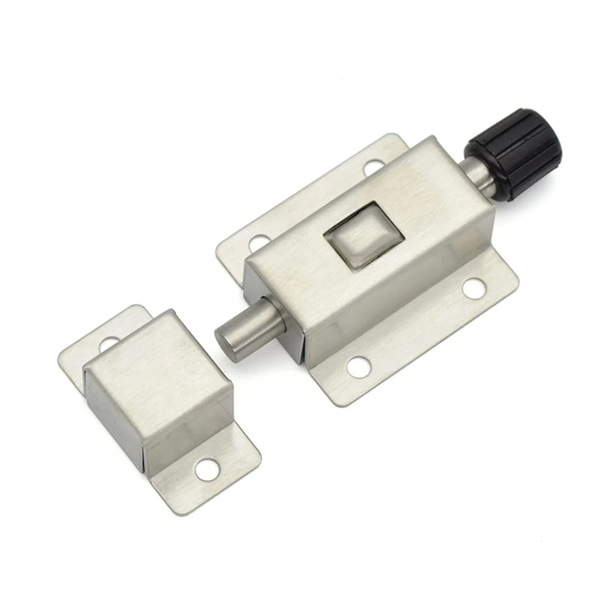 Pulsante del bullone della porta dell'acciaio inossidabile da 2,7 pollici del chiavistello della porta for le serrature di sicurezza di sicurezza della porta a comparsa automatica 1 pz