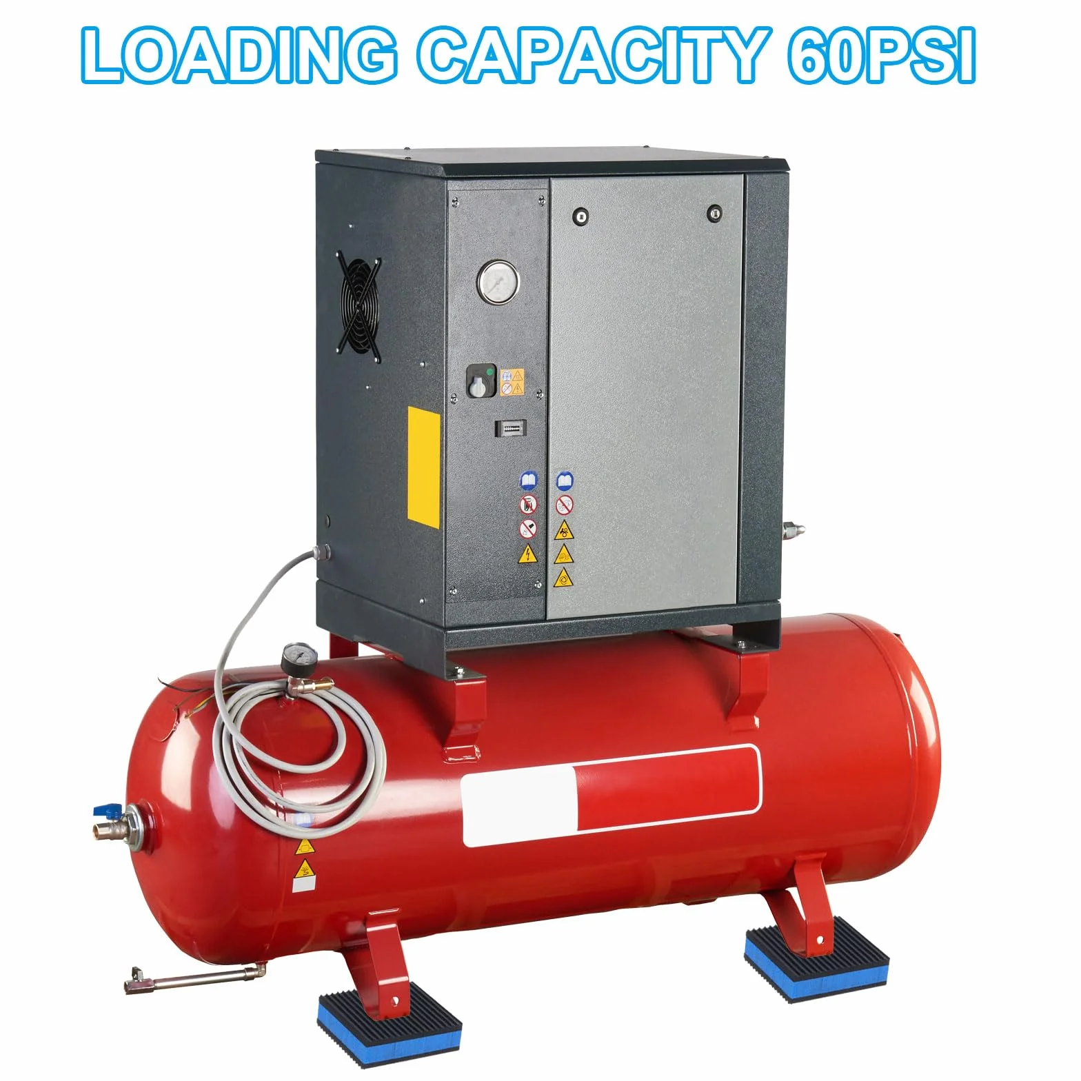 PATIKIL Gomma Anti Vibrazioni Cuscinetti 4pz 3 x 3 x 7/8" Pesante Eva Centro Isolamento Tappetini Aria Compressore Gomma Piedini per Aria Condizionatore HVAC Lavatrice e Asciutto