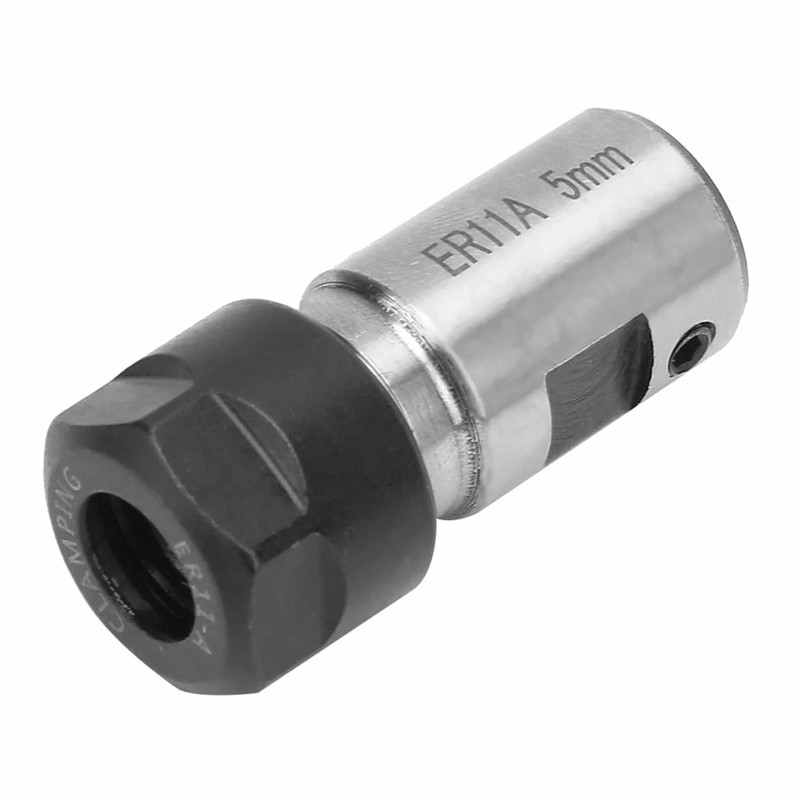 ER11 Set di Pinze a Molla di Precisione e ER11 Asta di Prolunga per Supporto Albero Motore da 5 Mm Mandrino a Pinza ER11 per Macchine per Incidere CNC e Utensili per Tornio di Fresatura
