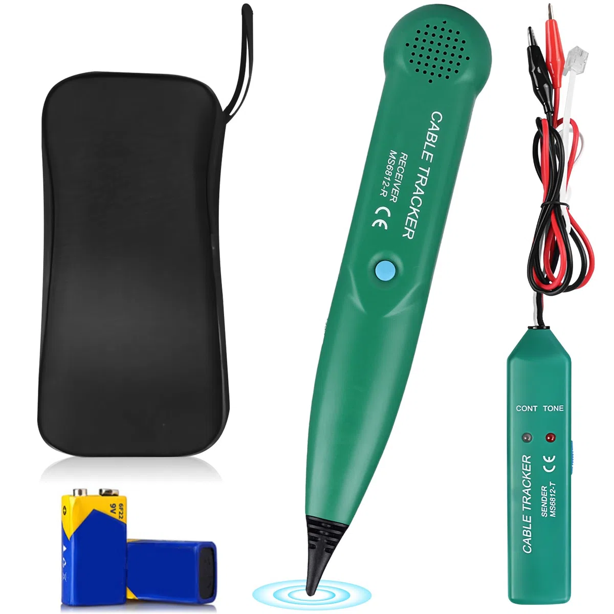 Multifunctional Cable Tracker con batteria: dispositivo di ricerca di rottura, robot tosaerba, ricerca di cavi per l'identificazione e il controllo di cavi, test di linea telefonica