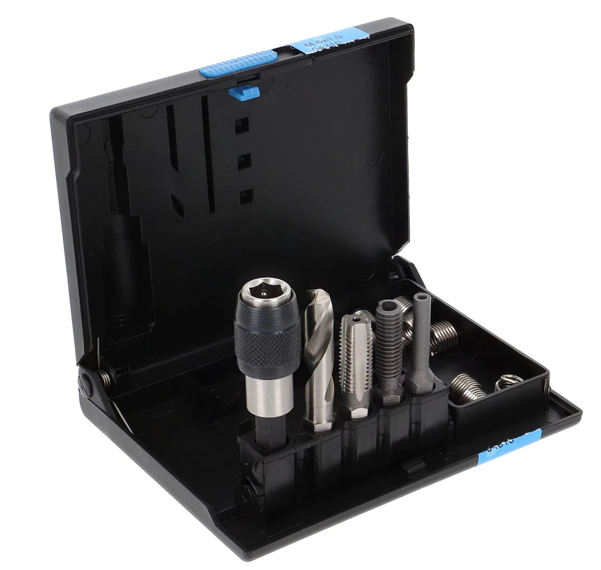 V-Coil - Kit di riparazione rapida per filetti, utensili dotati di codolo esagonale da 1/4", 6 x 1 mm